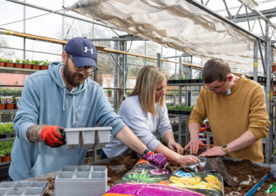 People Gardening